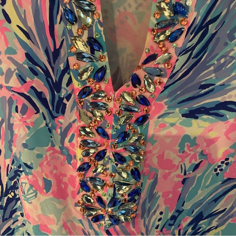 Lilly Pulitzer Pink & Blue Dress - Picture 6 of 16